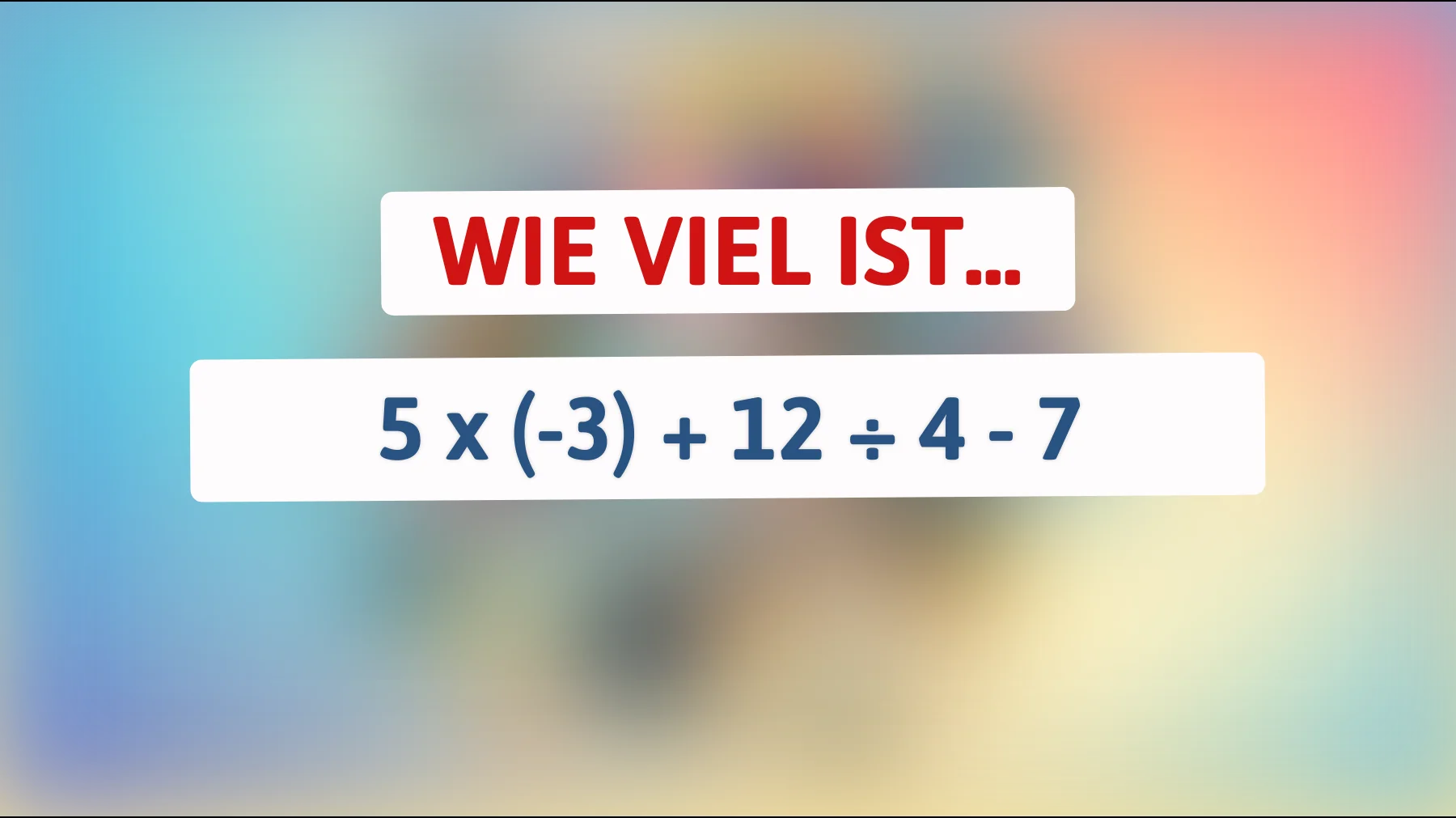 Kannst du dieses mathematische Rätsel lösen, das selbst die klügsten Köpfe herausfordert?"