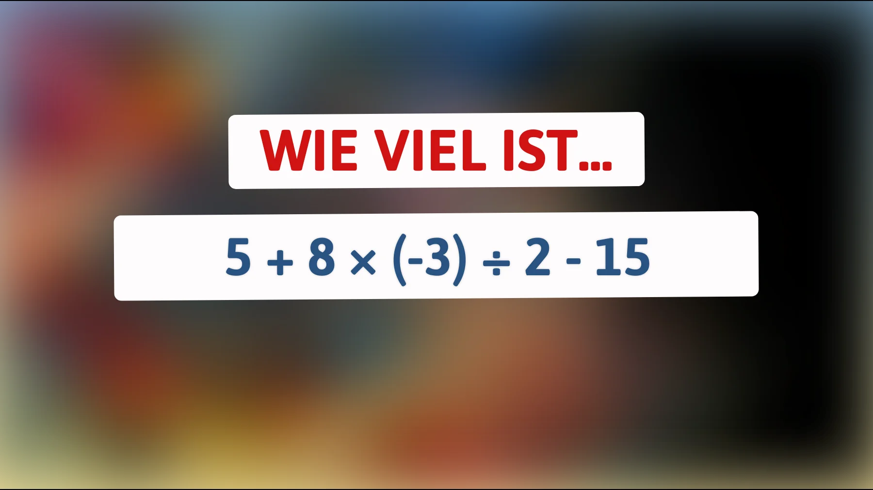 Nur 1 % der Menschen können dieses mathematische Rätsel lösen: Hast du das Zeug dazu, die Lösung zu finden?"