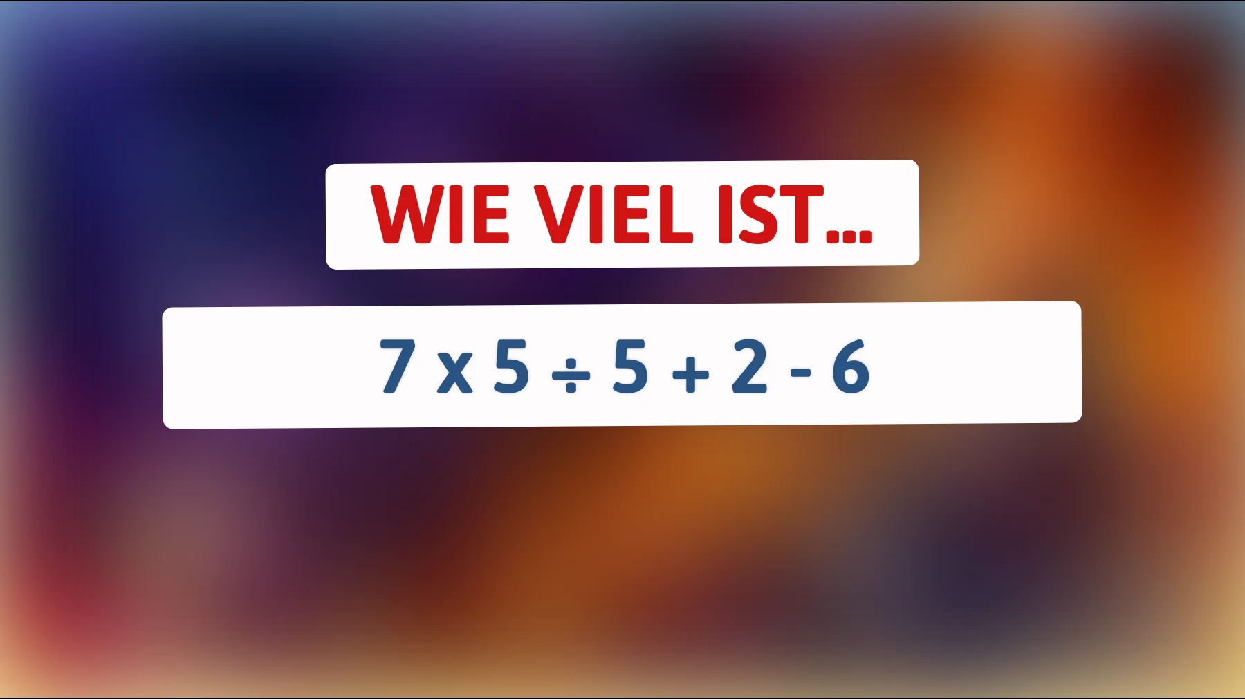 Nur 1 von 100 Menschen kann es richtig lösen: Schaffst du dieses knifflige mathematische Rätsel?"