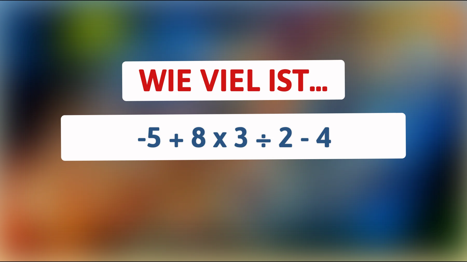 Nur 1% können dieses mathematische Rätsel knacken: Hast du das Zeug dazu, es zu lösen?"
