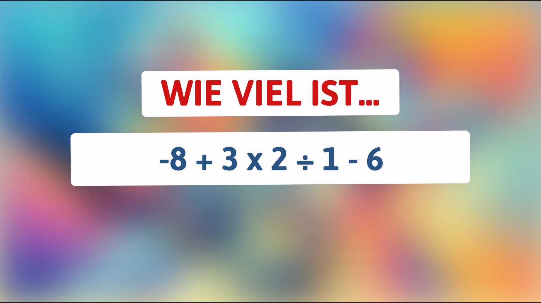 Nur 1% der Menschen können dieses Mathematik-Rätsel auf Anhieb lösen! Bist du schlau genug?"