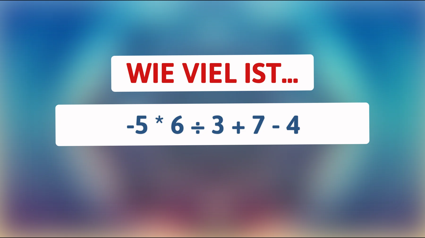Nur 1% können diese knifflige Rechnung lösen – gehörst du dazu? Teste dein Können an diesem Mathe-Rätsel!"