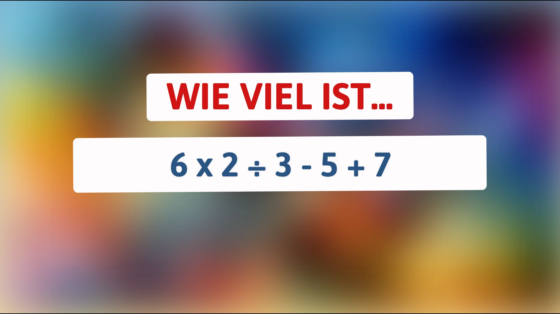 Nur echte Genies können dieses mathematische Rätsel knacken – kannst du es lösen?"