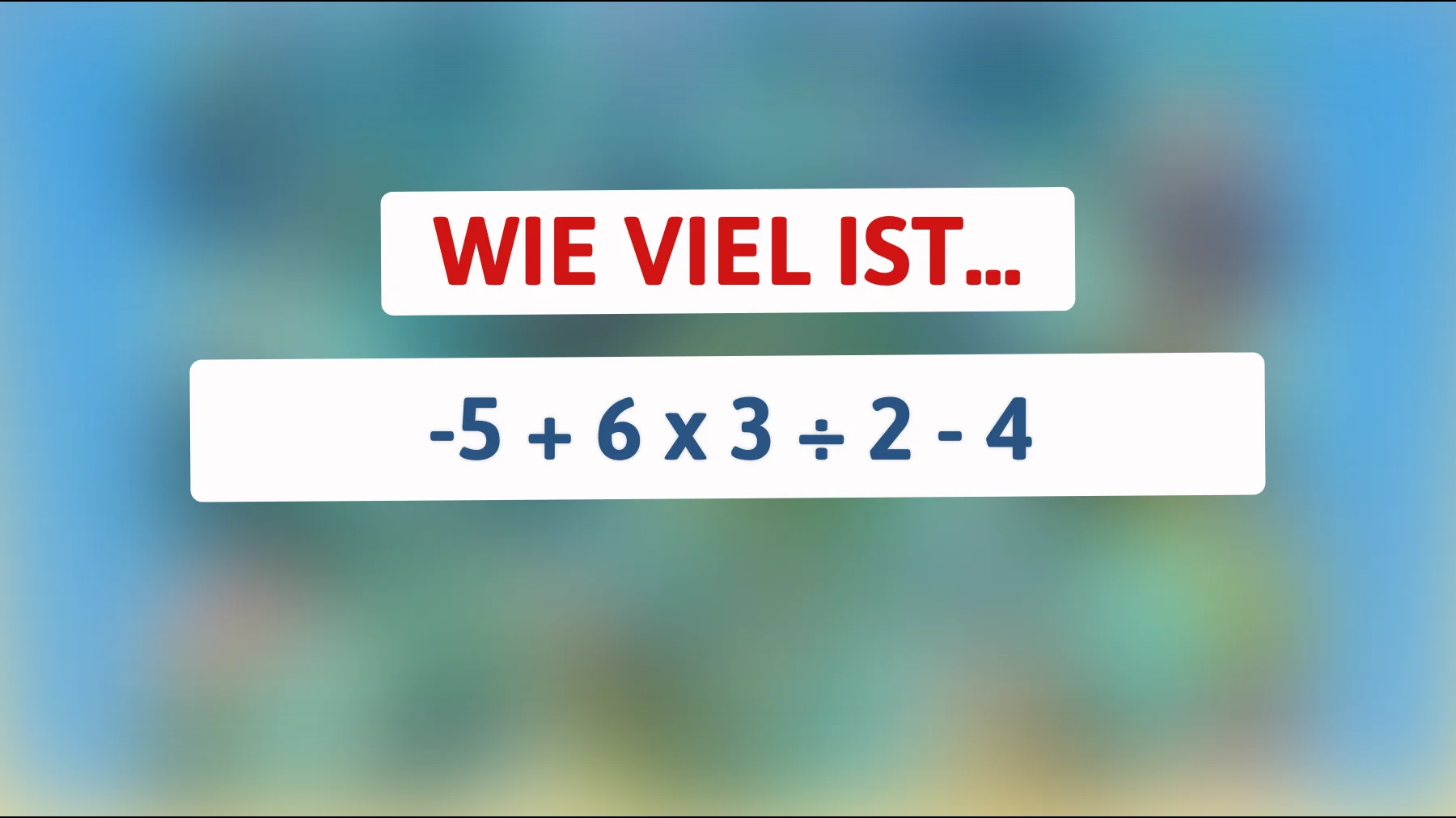 Teste dein Genialität: Kannst du diese mathematische Herausforderung lösen, die die meisten Menschen zum Verzweifeln bringt?"