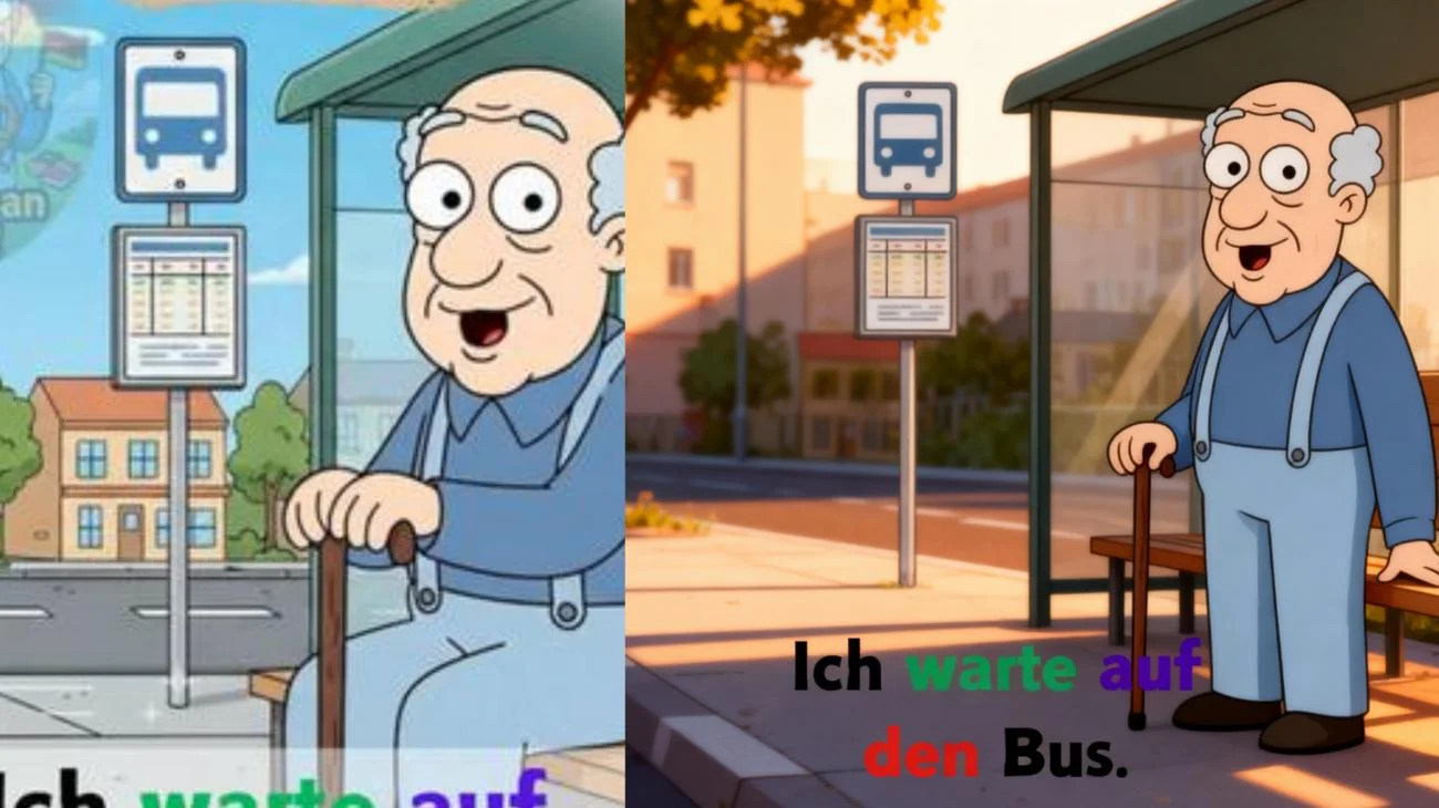 Learn German with Fun | Bus ❤️👌"